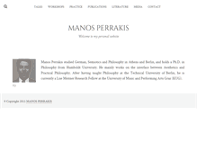 Tablet Screenshot of manosperrakis.com